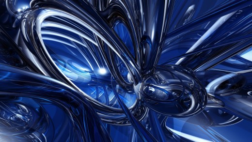 3d-abstract-blue-chrome-ribbons-wallpaper-1920×1200