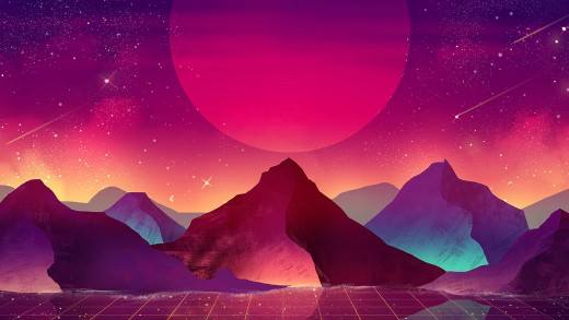 abstract-neon-mountain-art-3840×1600