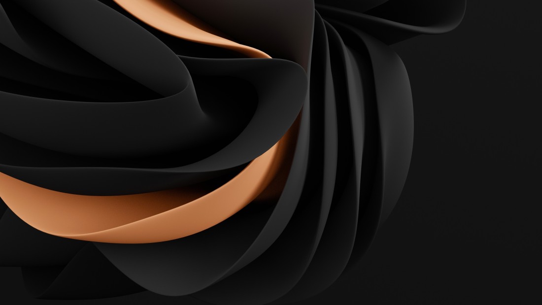 black-abstract-wallpaper-copper-ribbon-flow-3840×2160