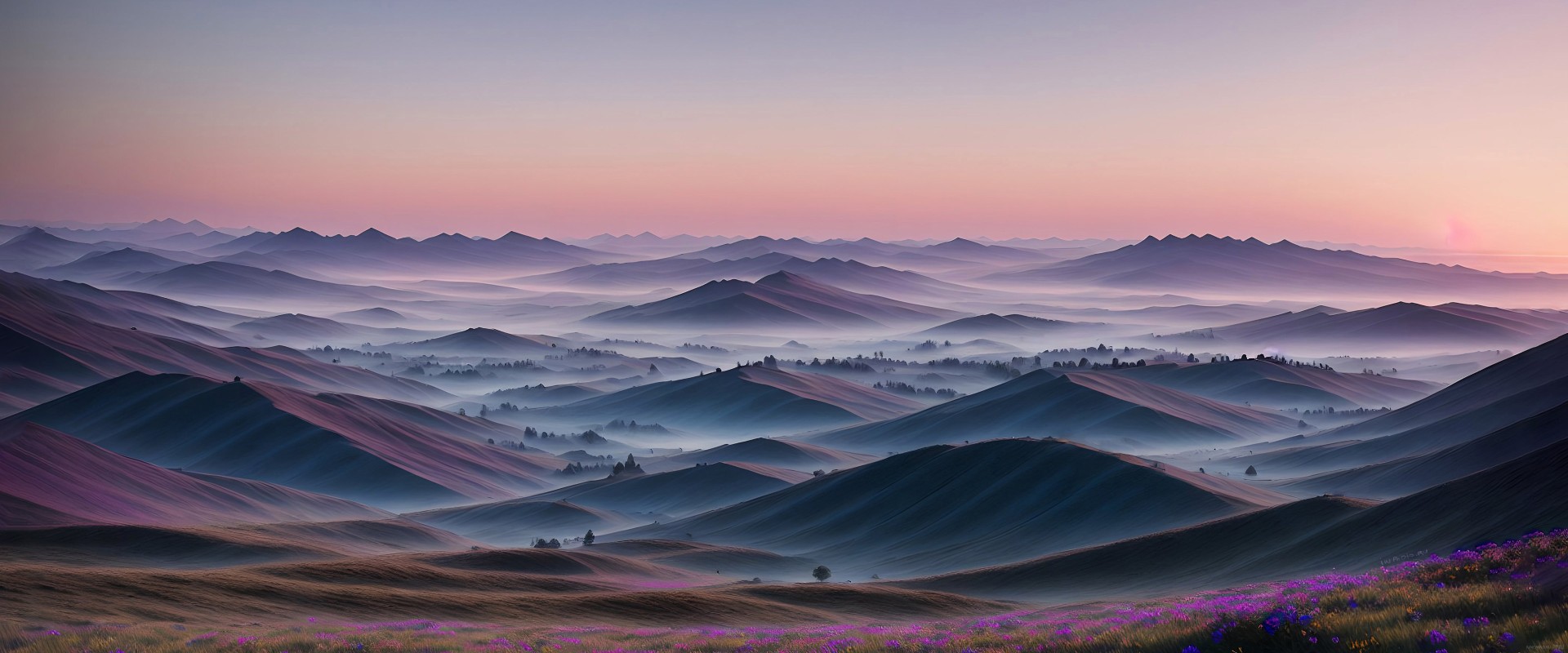 Mountains Before Sunrise Wallpaper – free HD wallpaper
