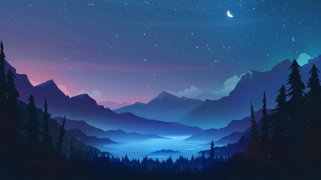 starry-mountain-lake-night-wallpaper-3840×2160