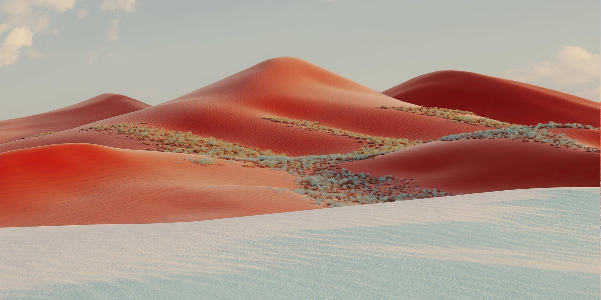 Sunlit Sand Dunes Wallpaper – free HD wallpaper