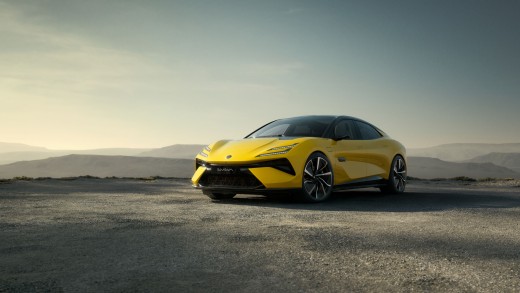yellow-car-wallpaper-minimal-road-5120×2880