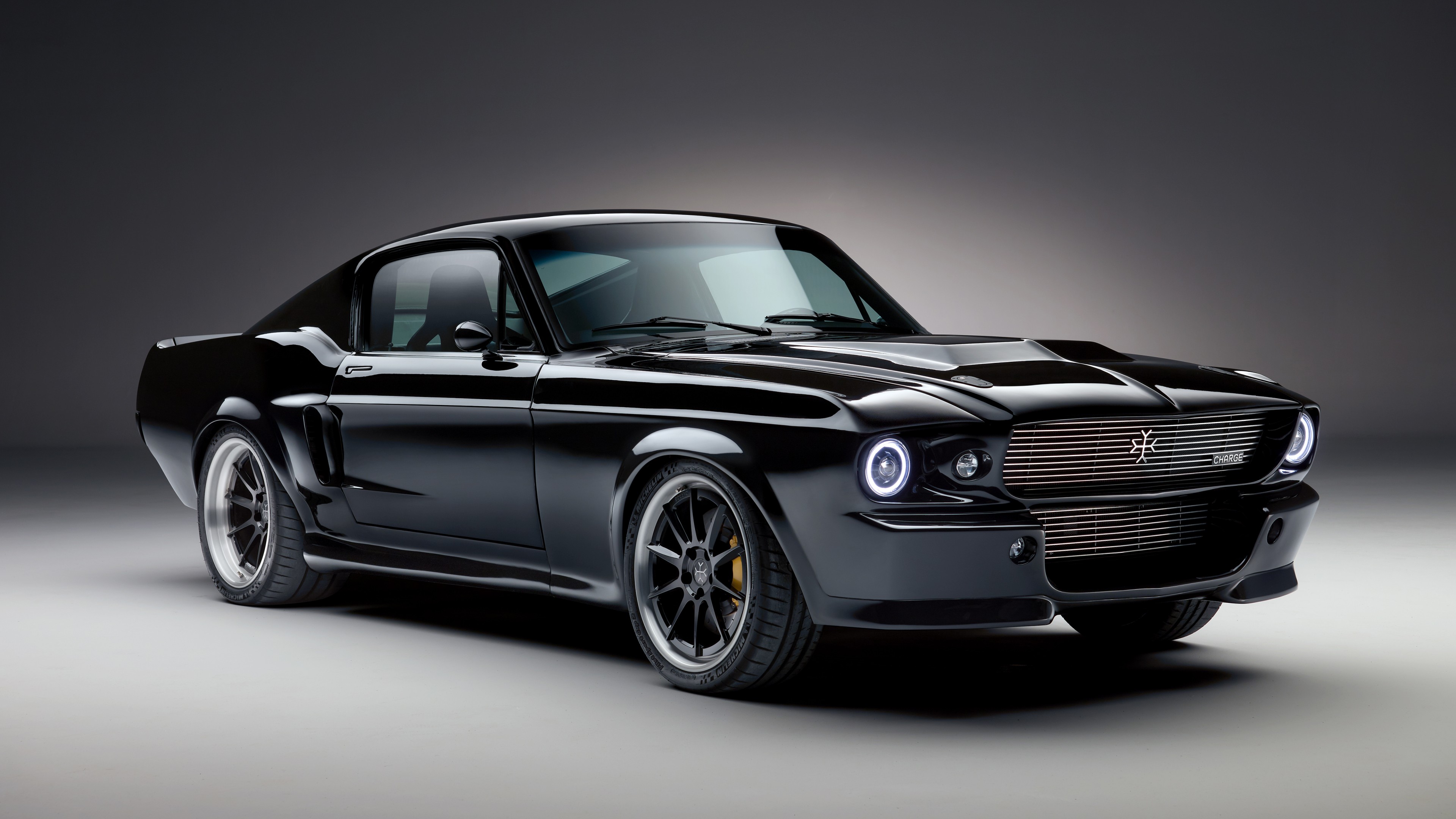 Classic Black Muscle Car Wallpaper – free HD wallpaper