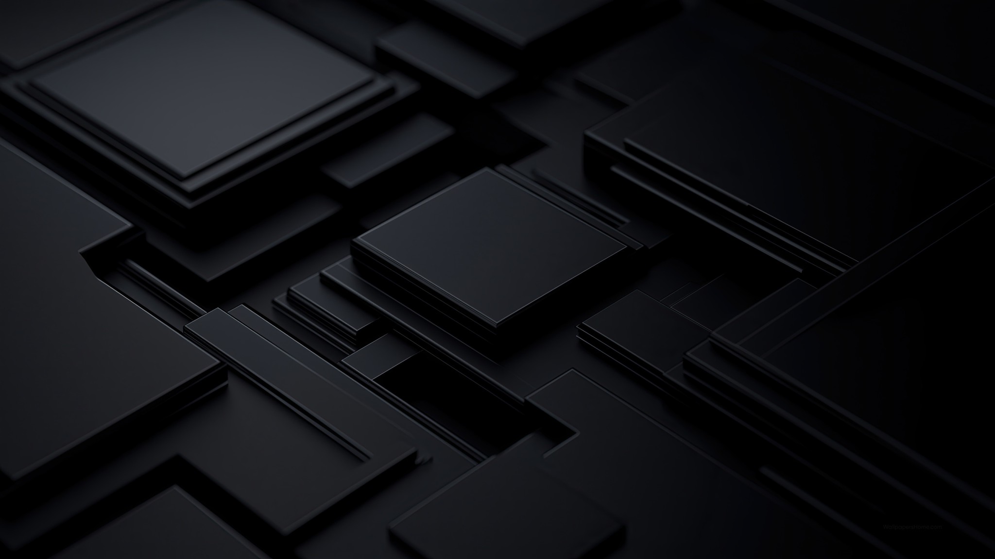 Dark Geometric Abstract Wallpaper