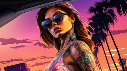 lucia-gta-6-gradient-sky-wallpaper-3840×2160