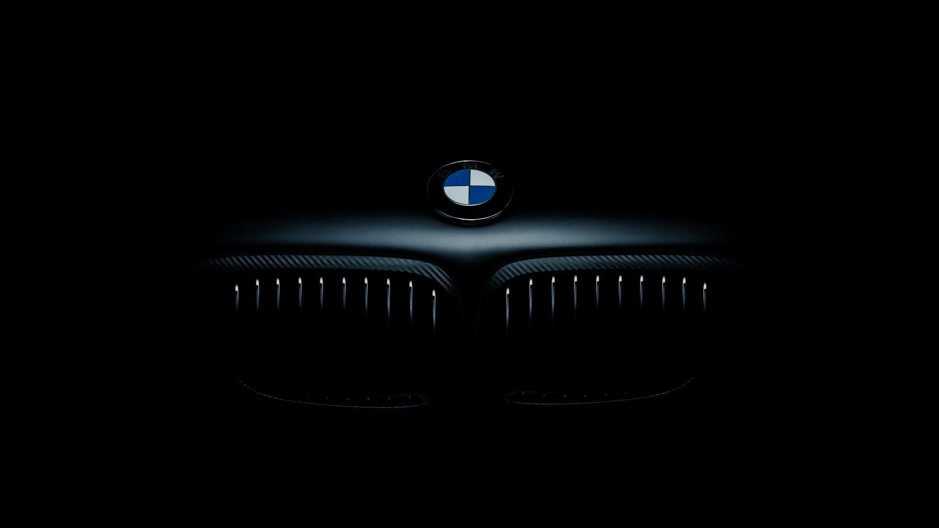 BMW M Series Dark Grille Minimal Wallpaper