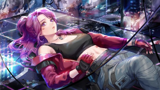 cyberpunk-anime-girl-neon-city-wallpaper-7680×4319
