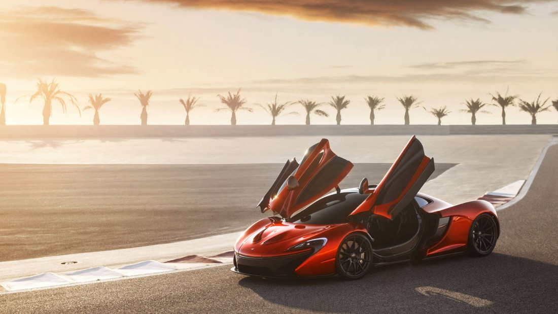 red-hypercar-sunset-track-wallpaper-1920×1080