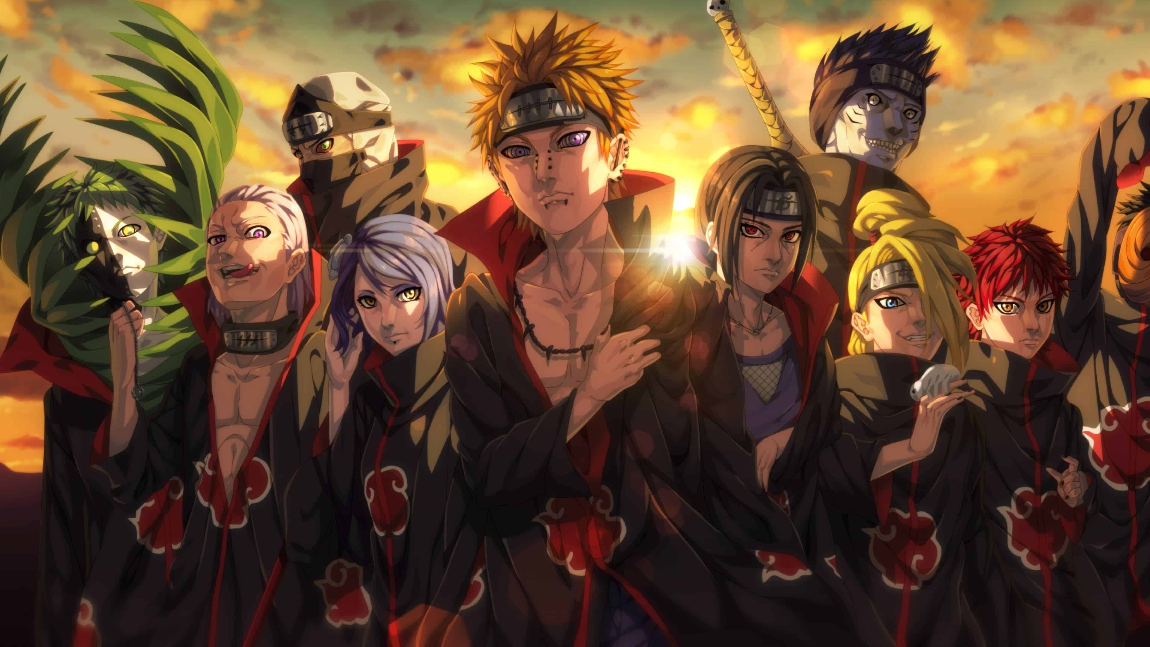 Akatsuki Sunset Anime Wallpaper – free HD wallpaper