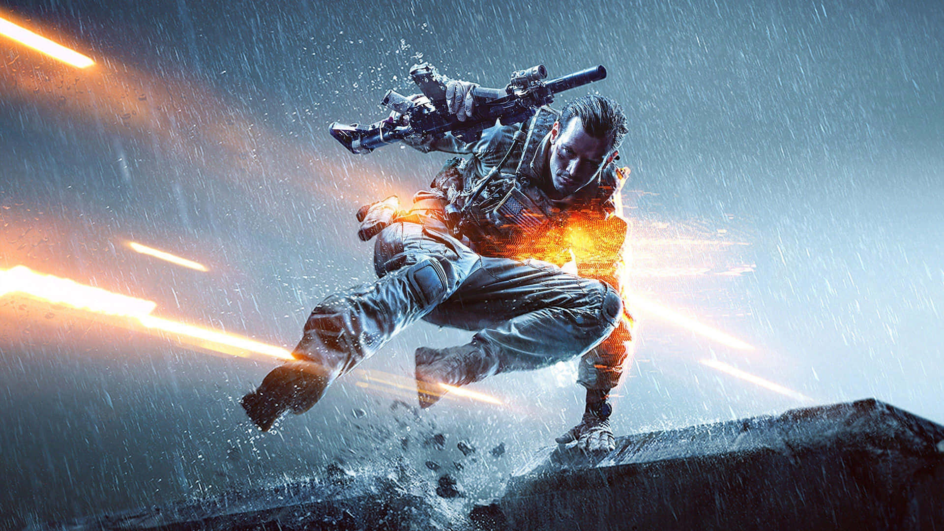 Battlefield Assault Soldier Wallpaper