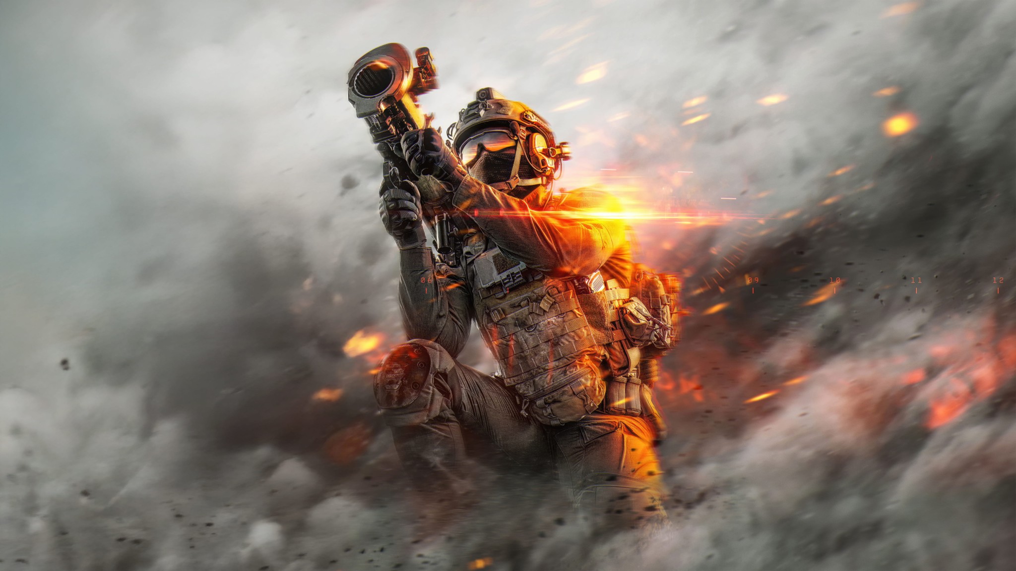 Battlefield Soldier Action Wallpaper