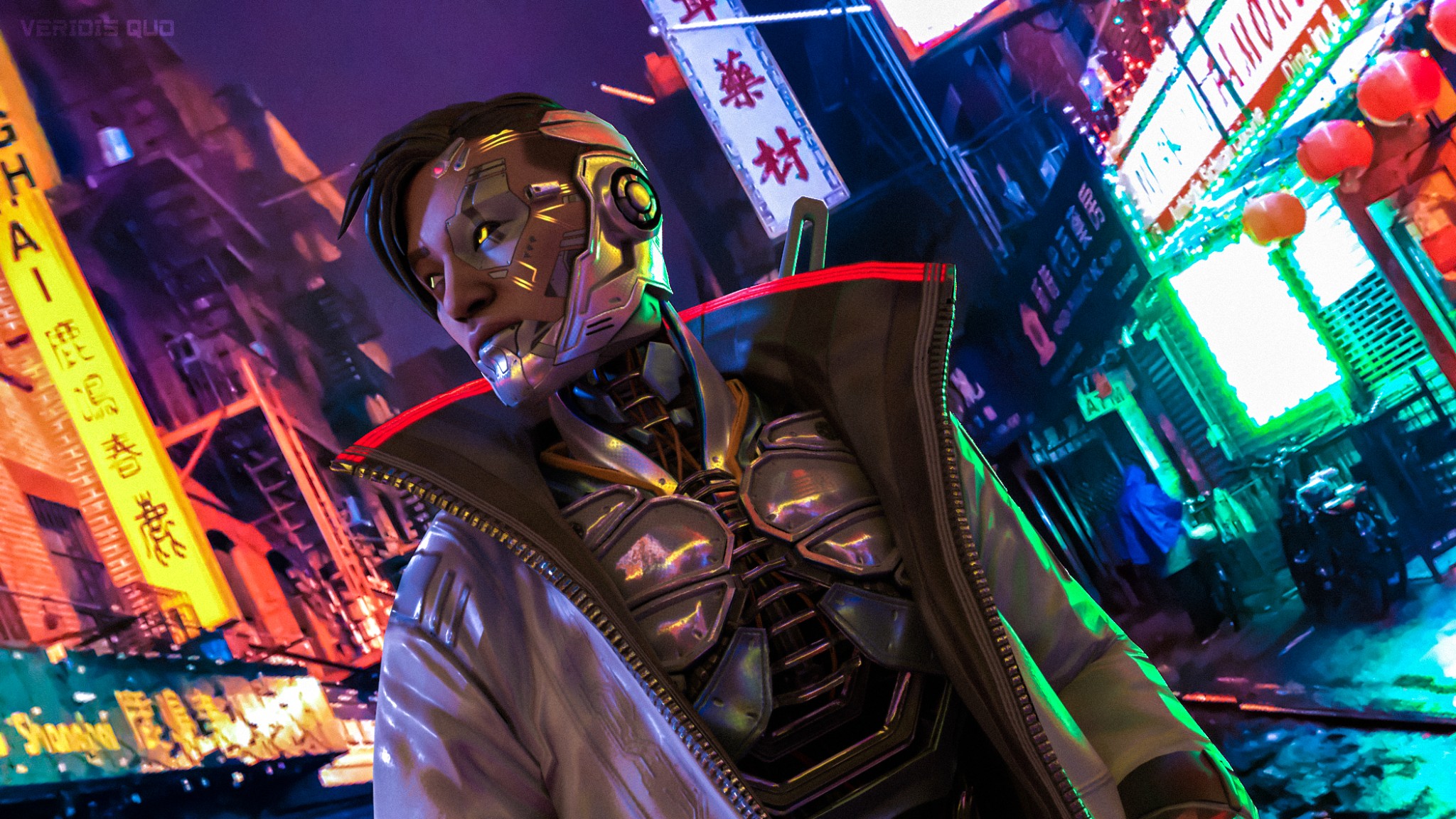 Crypto Neon City Apex Legends Wallpaper