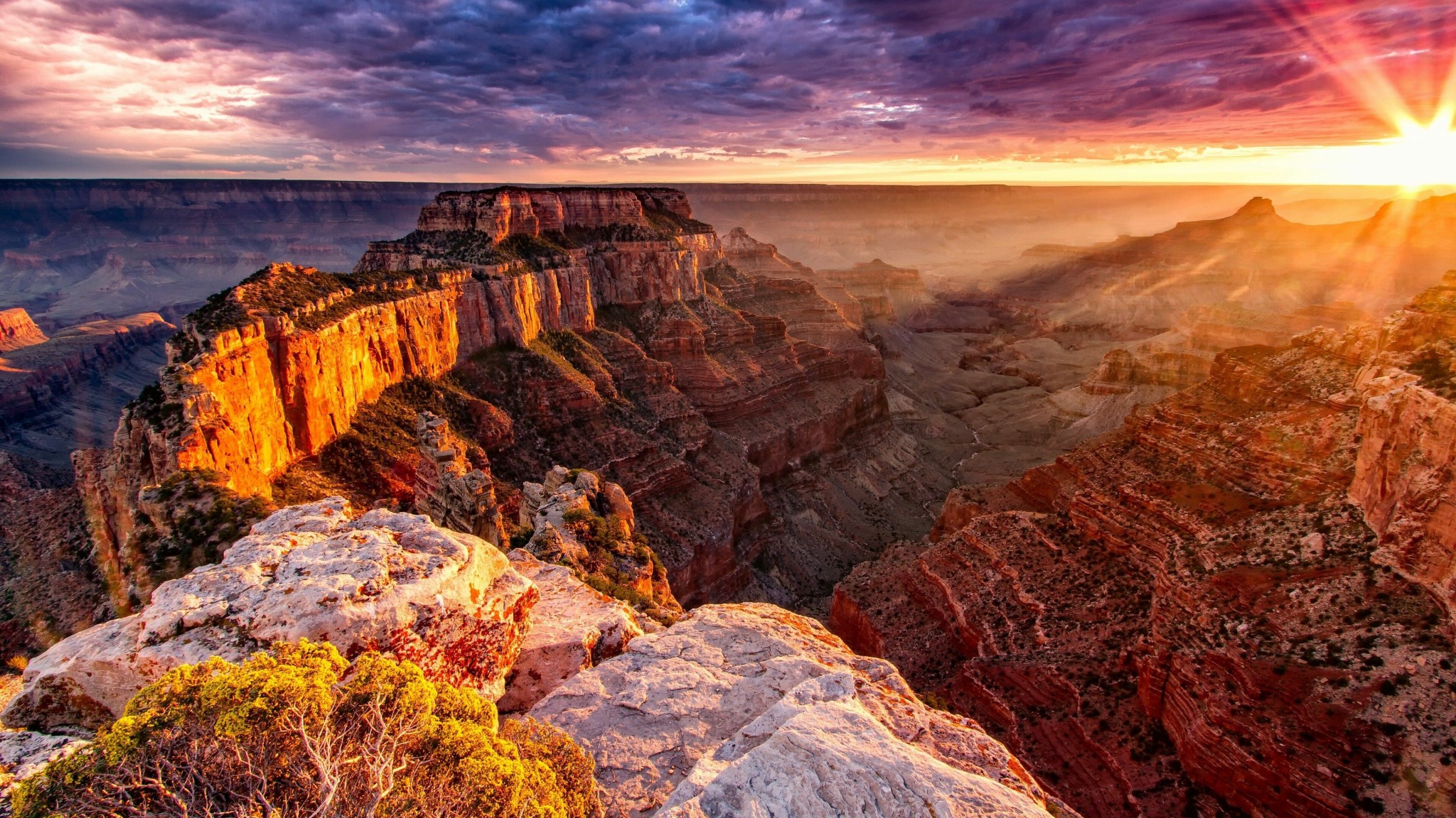 Grand Canyon Sunrise Vista Wallpaper