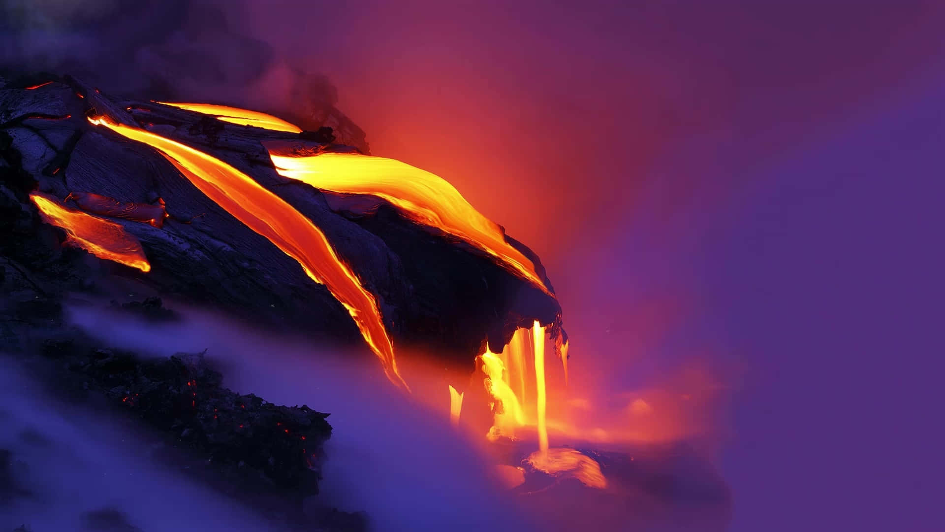 Lava Falls Wallpaper