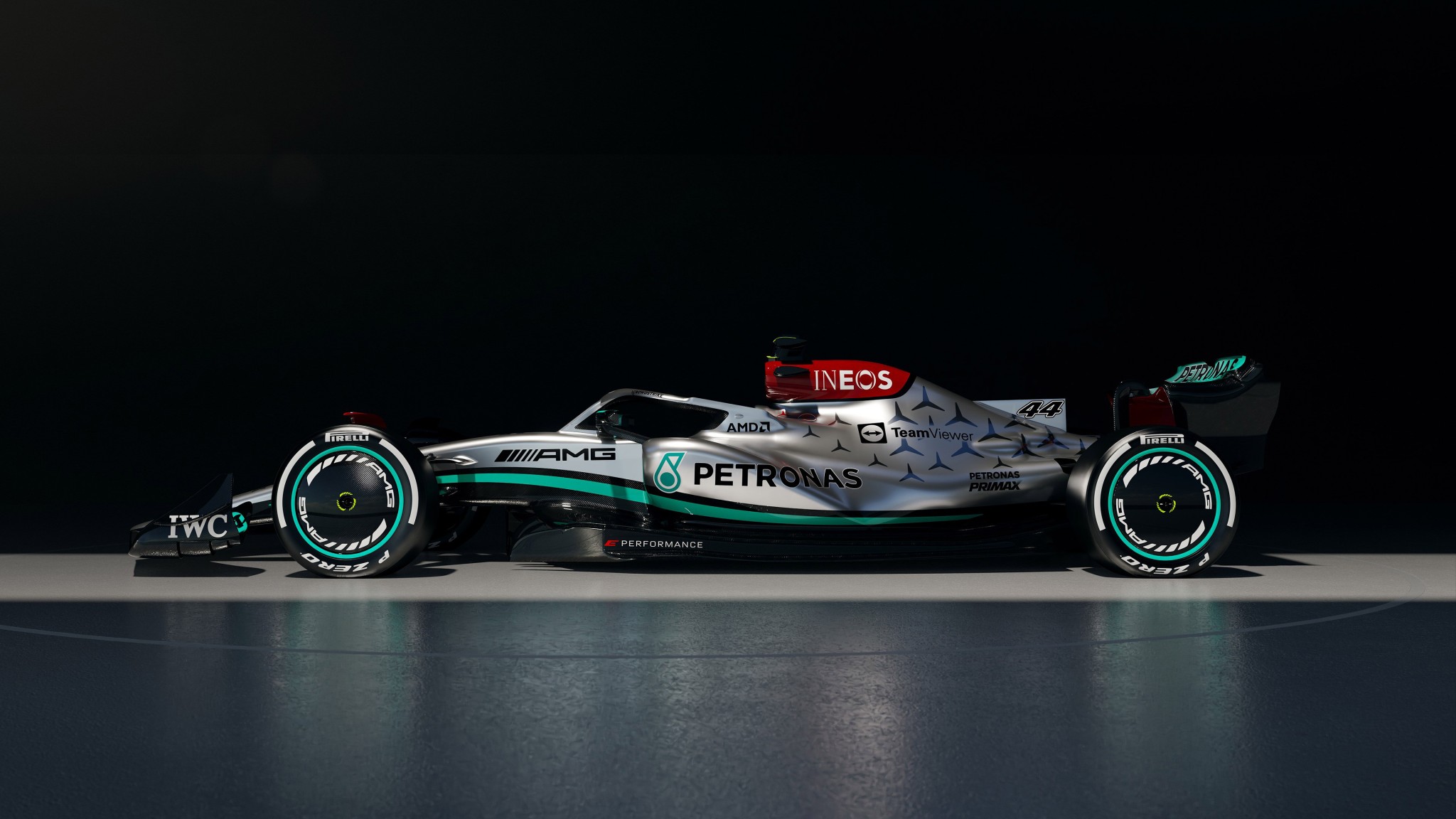 Mercedes-AMG Petronas Formula Car Wallpaper