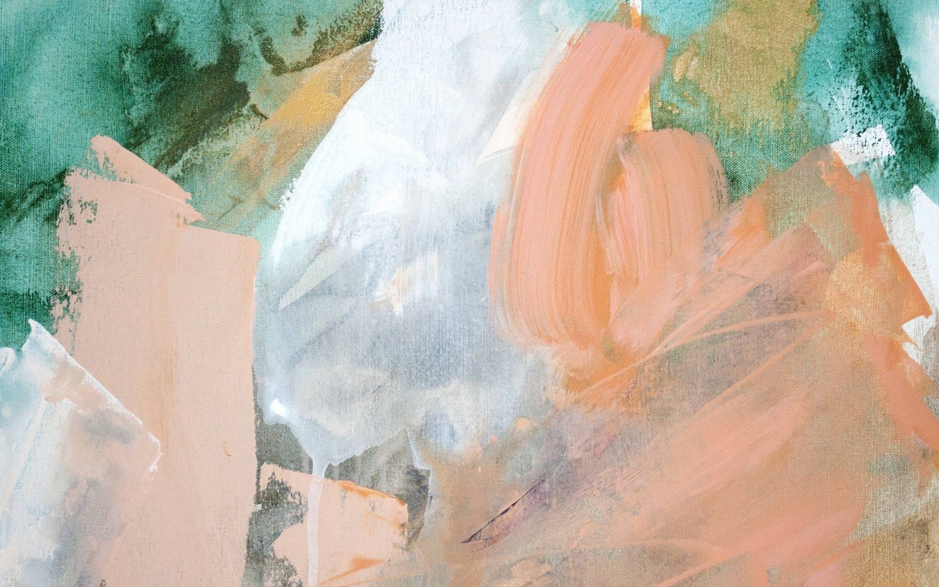 Pastel Abstract Canvas Wallpaper
