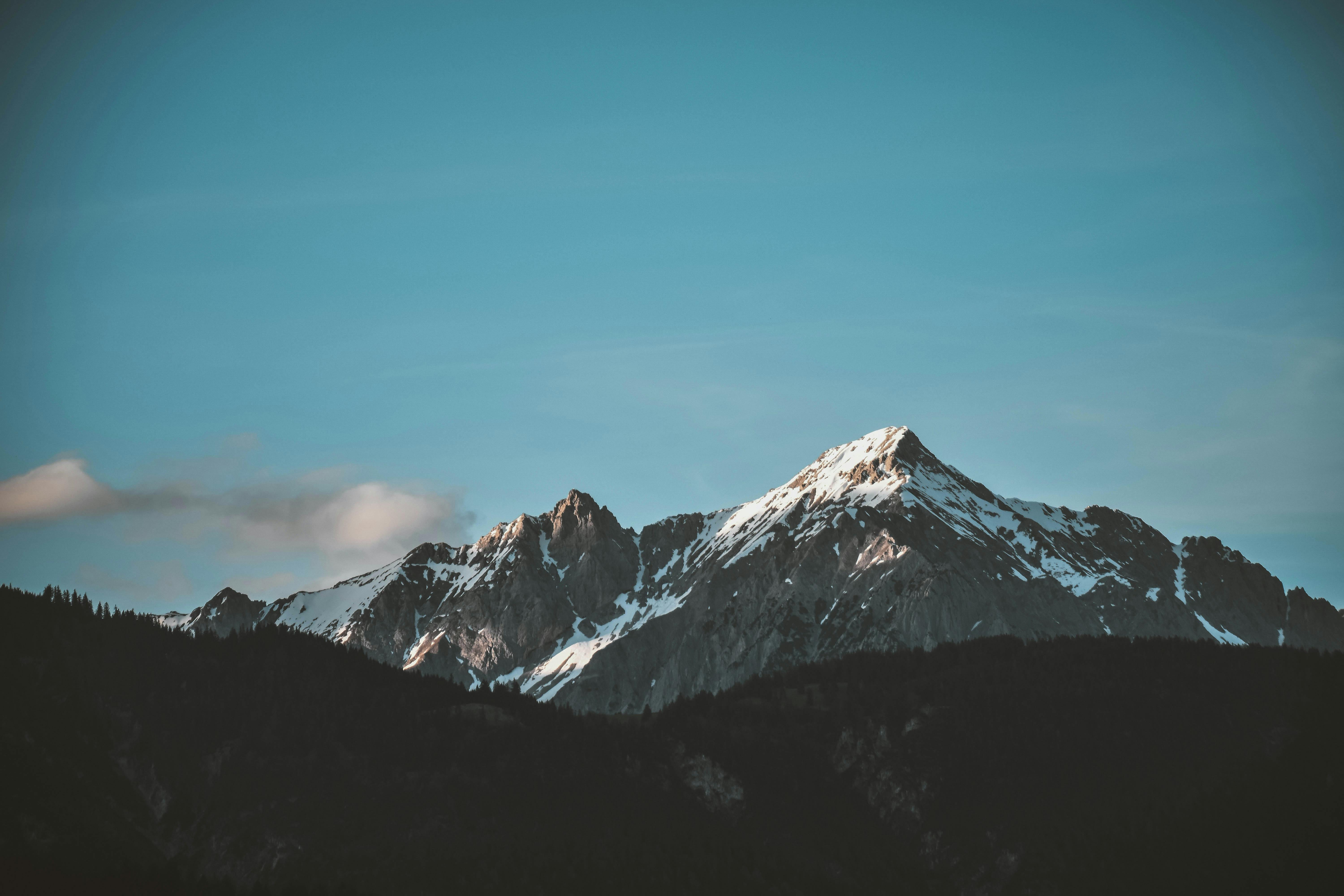 Snow Capped Mountain Peak Wallpaper – free HD wallpaper