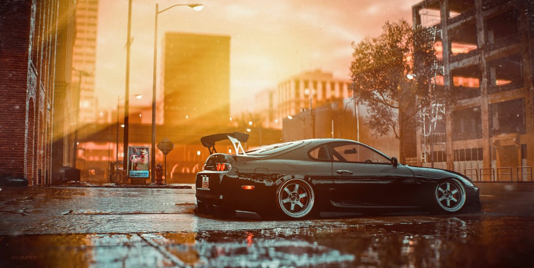 black-toyota-supra-rain-city-wallpaper-3840×1931