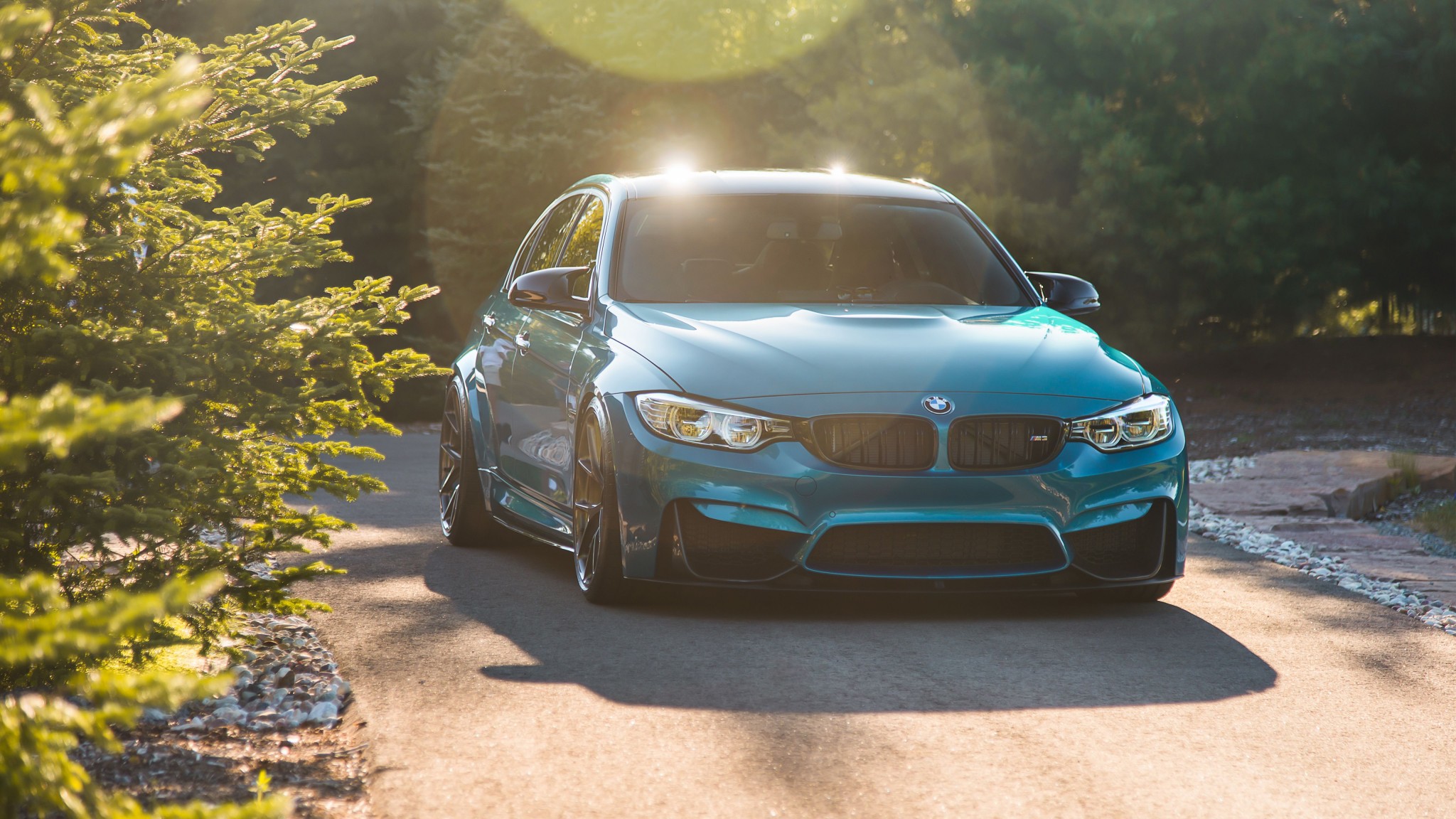 Blue BMW M3 Wallpaper