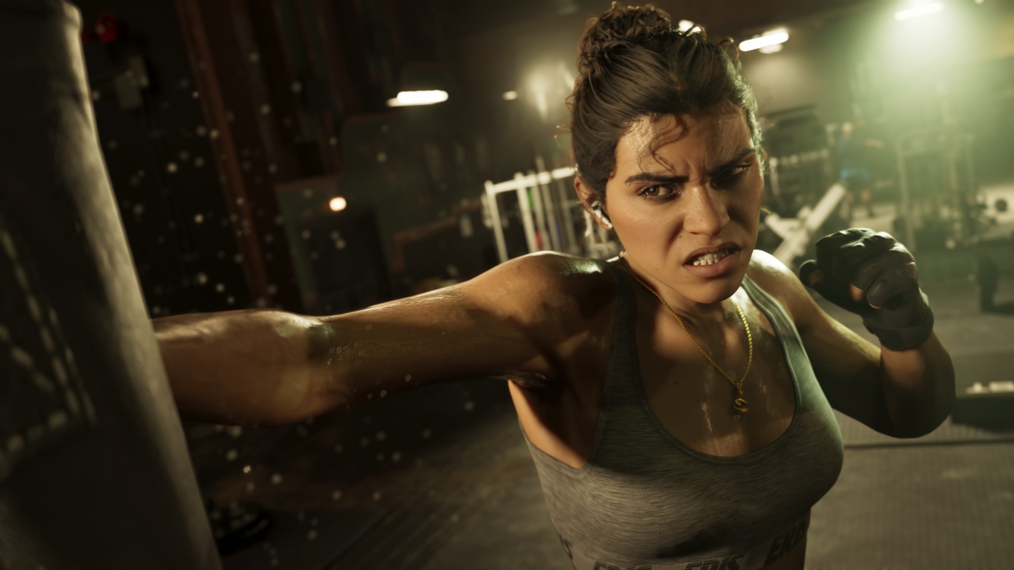 GTA 6 Lucia Boxing Gym Wallpaper