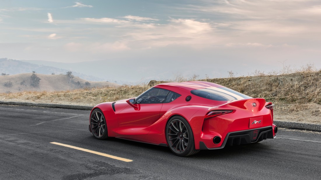 red-toyota-ft1-roadside-wallpaper-3840×2160