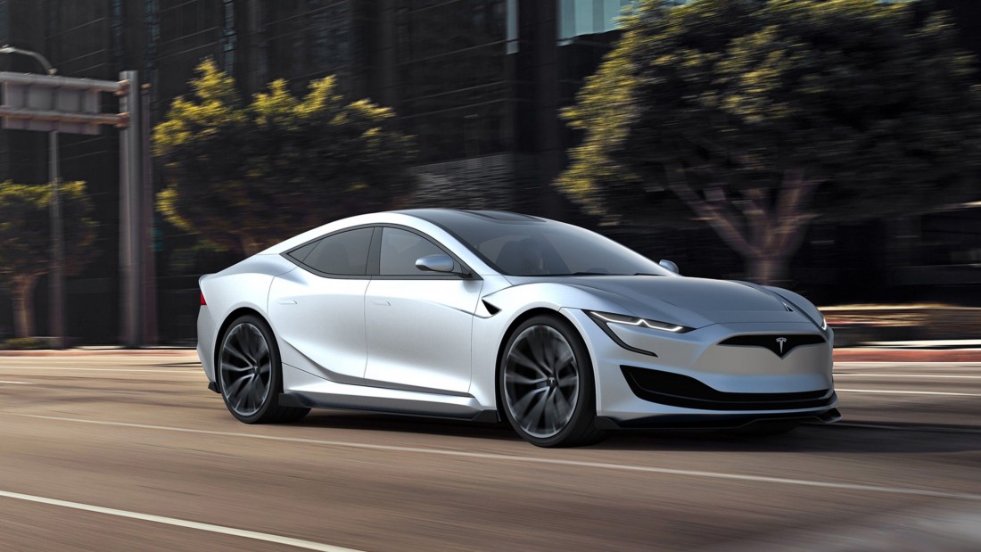 silver-tesla-city-drive-wallpaper-3840×2160