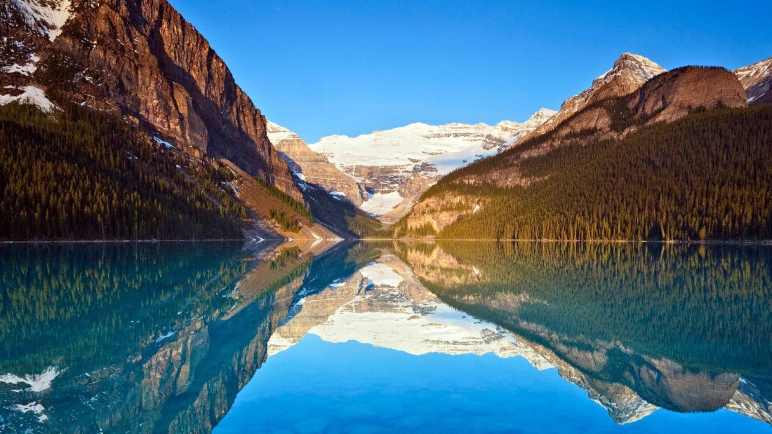snowy-mountain-lake-reflection-wallpaper-1920×1080