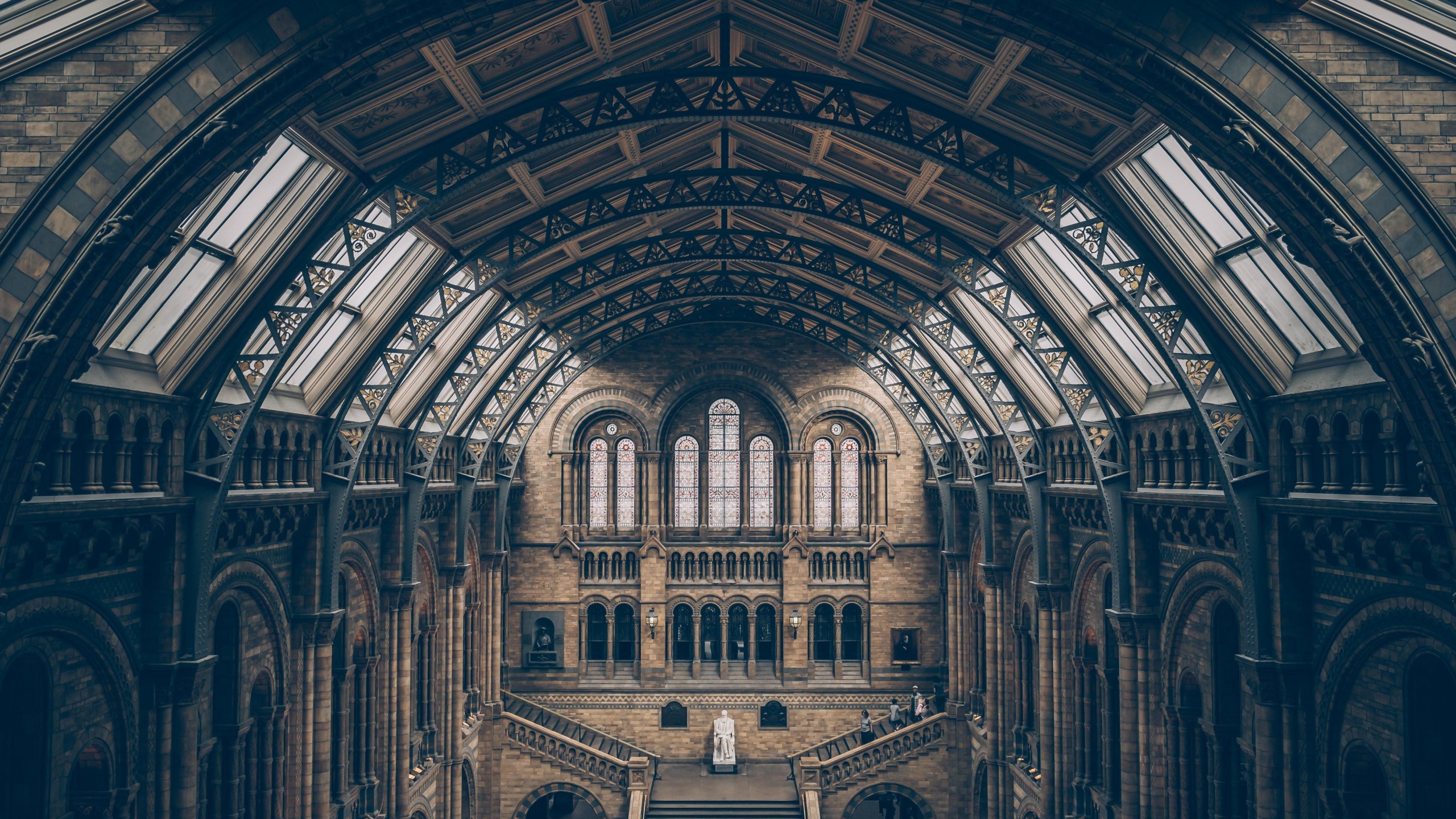 5K Gothic Hall Interior Architecture Wallpaper – free HD wallpaper
