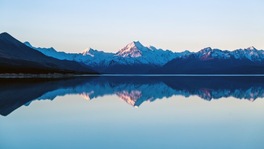 Alpine Lake Reflection Wallpaper