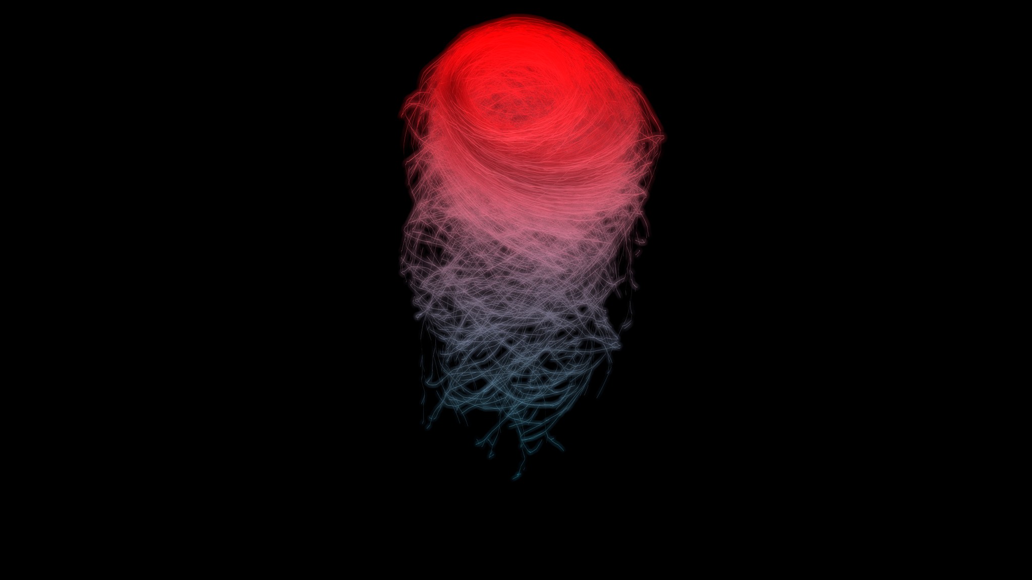 Red Light Orb AMOLED Abstract Wallpaper