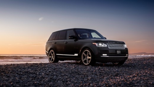 black-range-rover-beach-sunset-wallpaper-1920×1200
