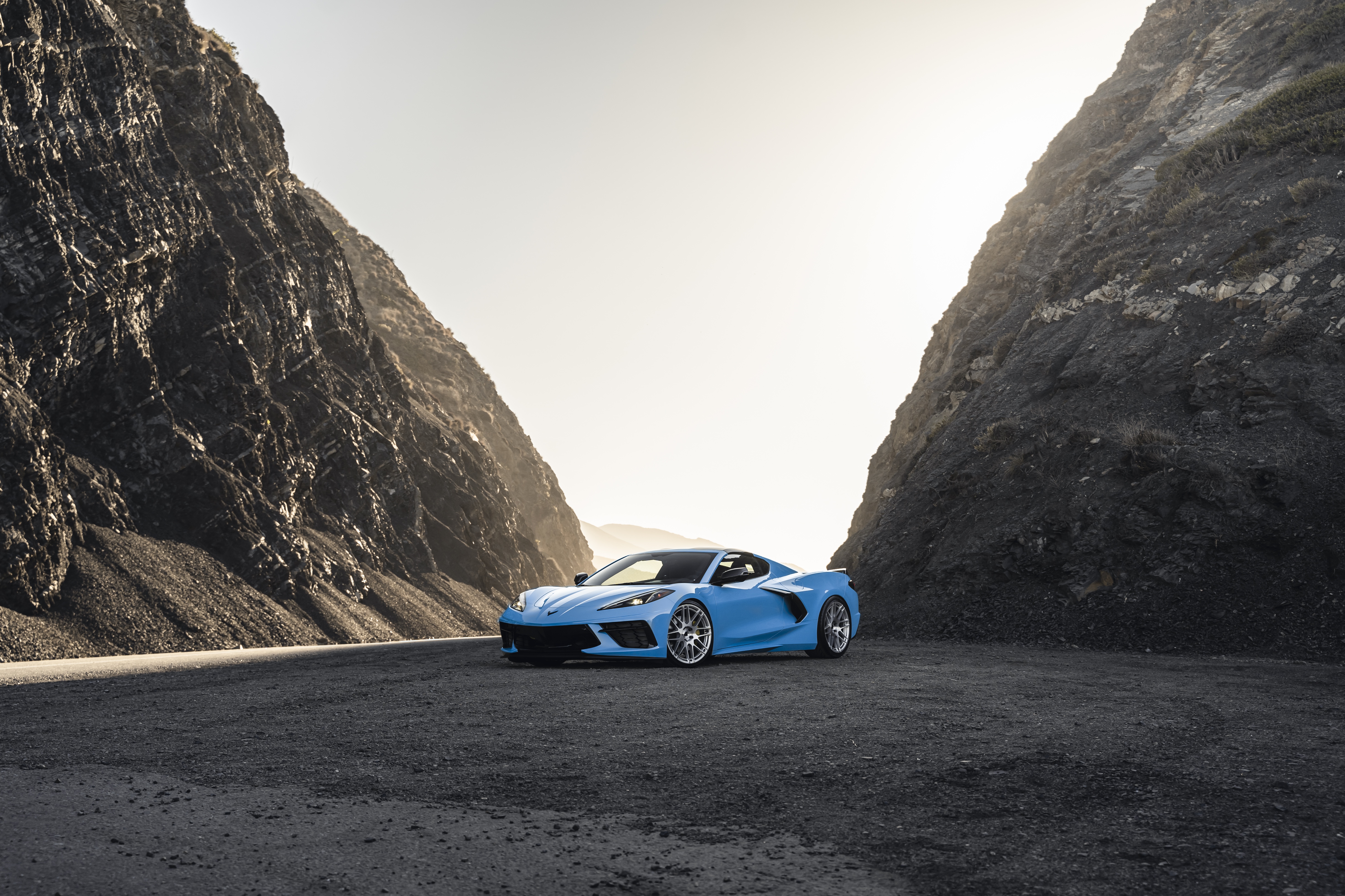 Blue Chevrolet Corvette Canyon Wallpaper – free HD wallpaper