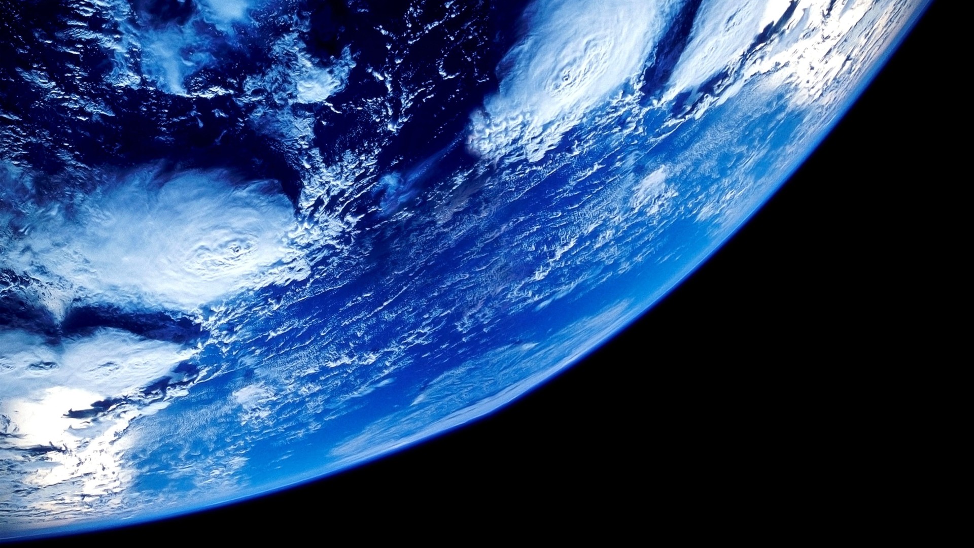 Blue Earth Horizon Wallpaper – free HD wallpaper