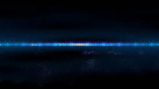 Blue Pulse Line Wallpaper