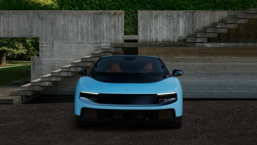 Light Blue Supercar Architecture Wallpaper