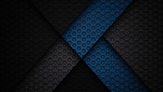 Blue Woven Geometric Wallpaper