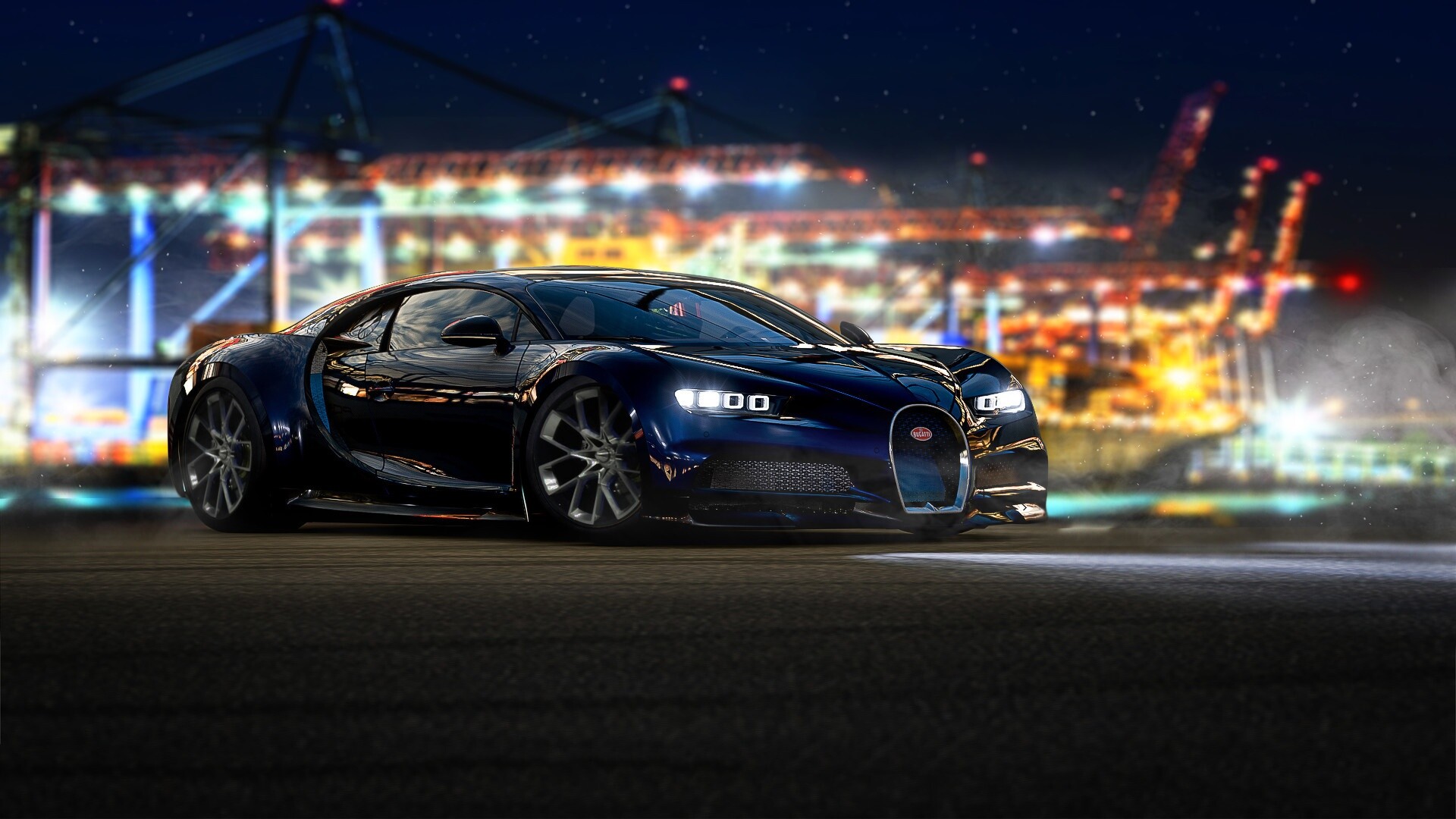 Bugatti Forza Motorsport Night Wallpaper