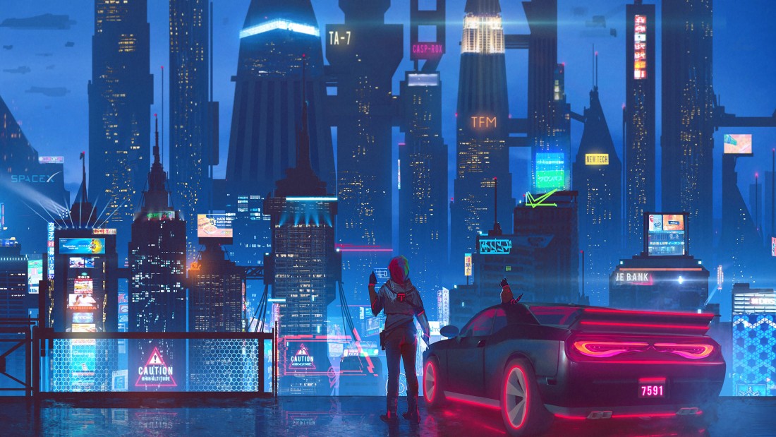 cyberpunk-neon-car-city-4k-wallpaper-3840×2160