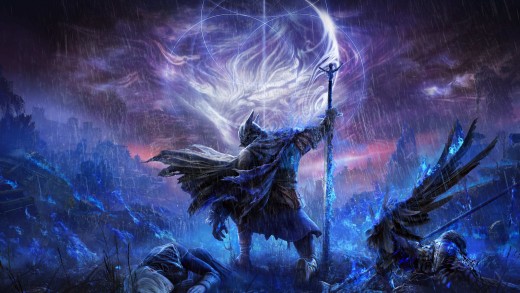 Elden Ring Shadowed Warrior Wallpaper