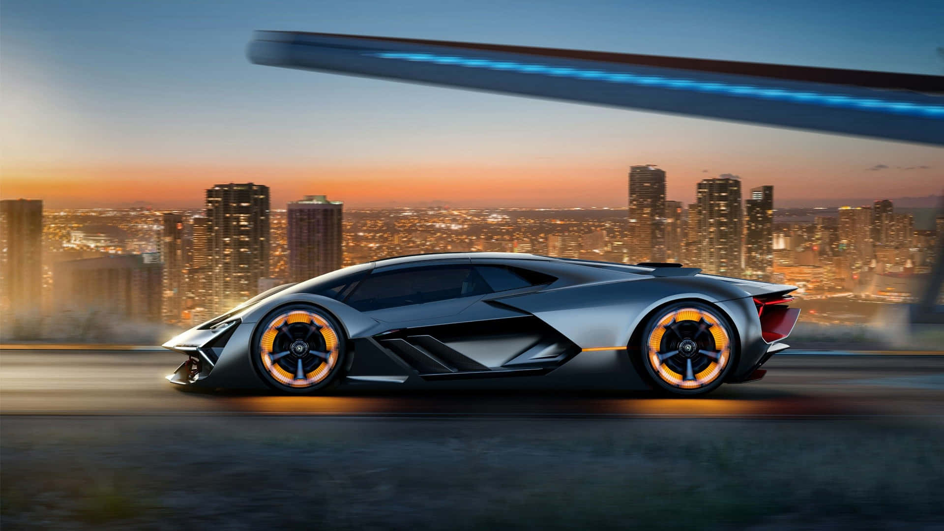 Futuristic Supercar Concept Car Wallpaper