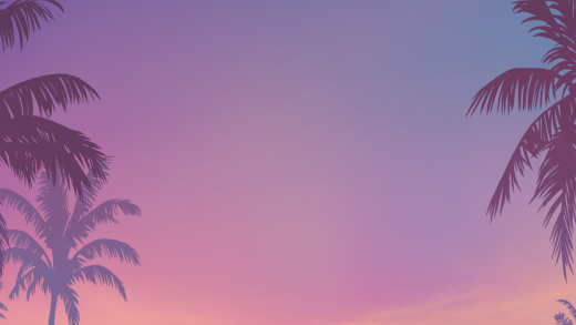 GTA 6 Palm Sunset Dual-Monitor Wallpaper