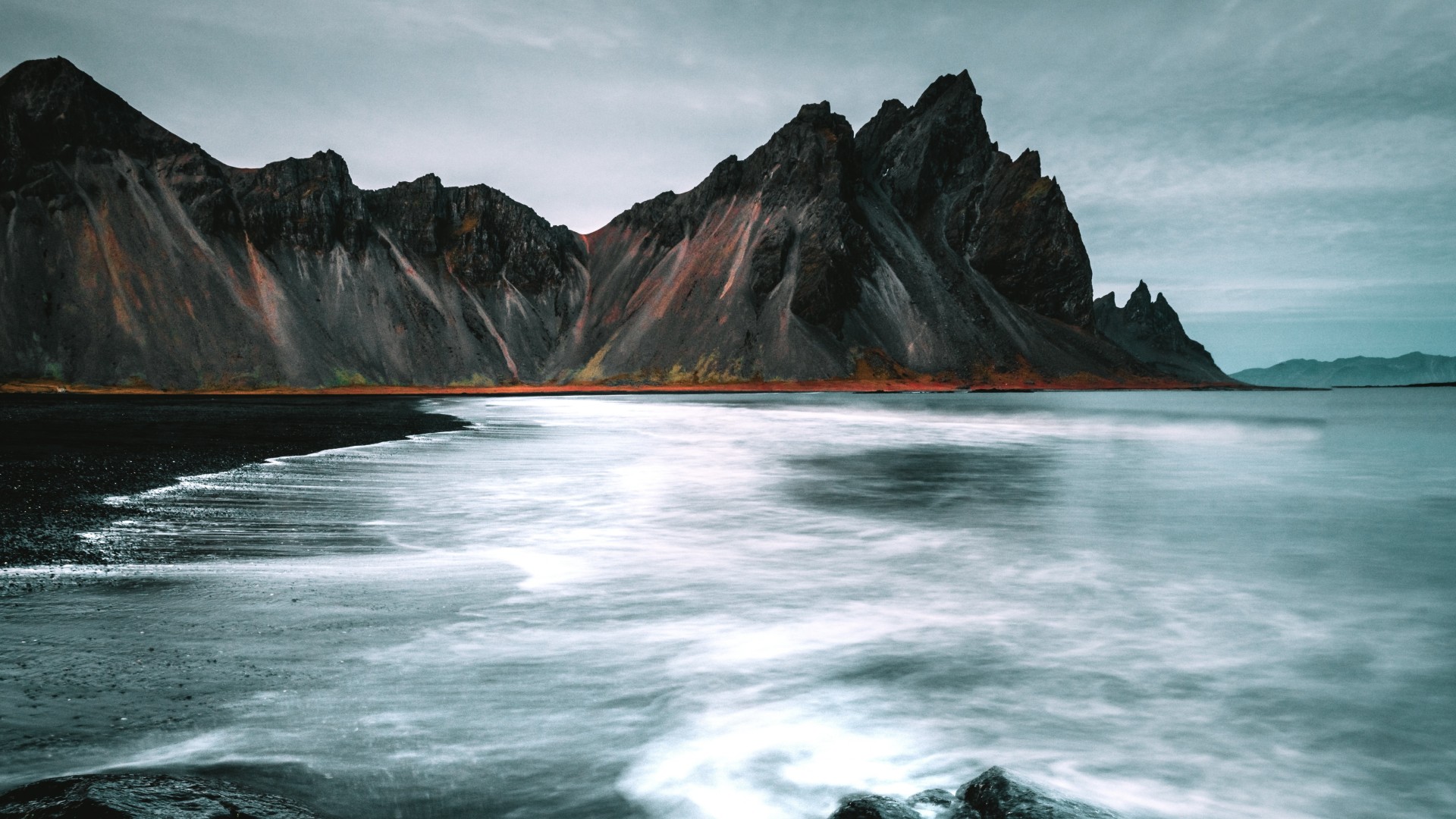 Iceland Black Sand Beach 5K Wallpaper – free HD wallpaper