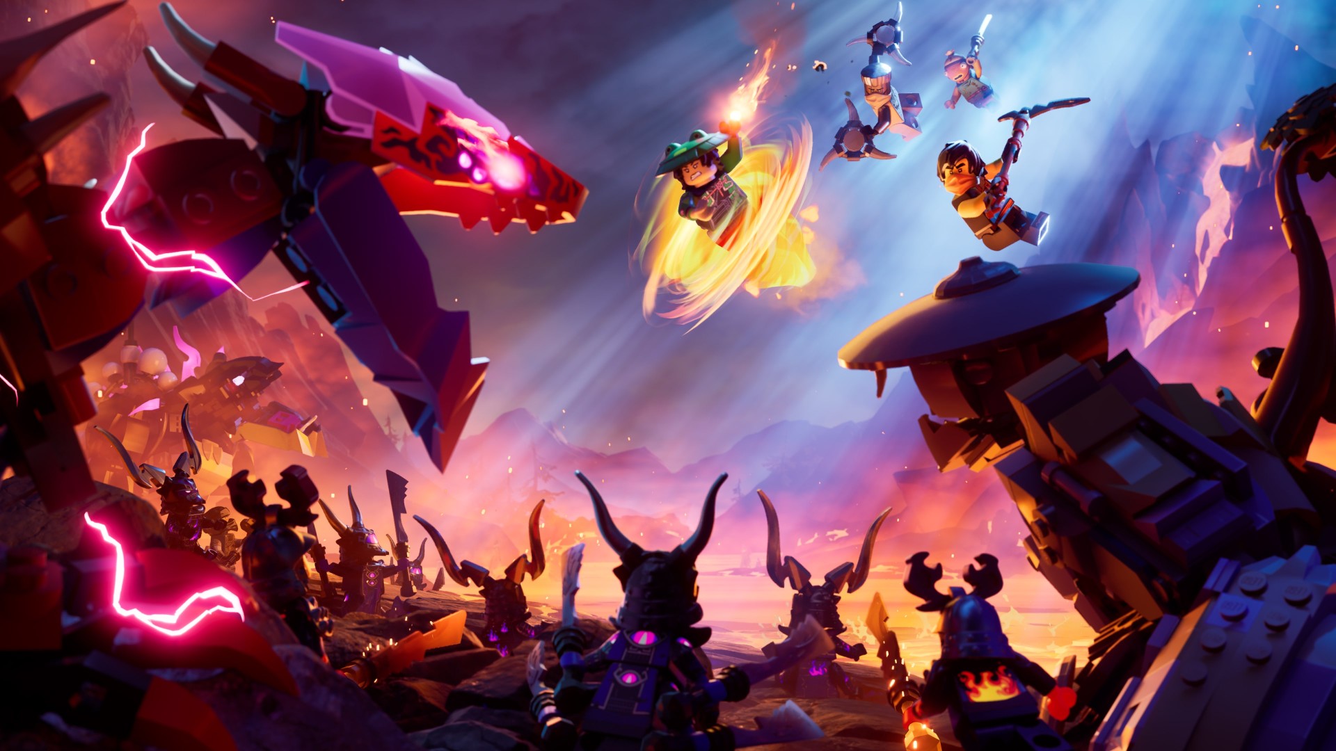 LEGO Fortnite Samurai Dragon Wallpaper – free HD wallpaper