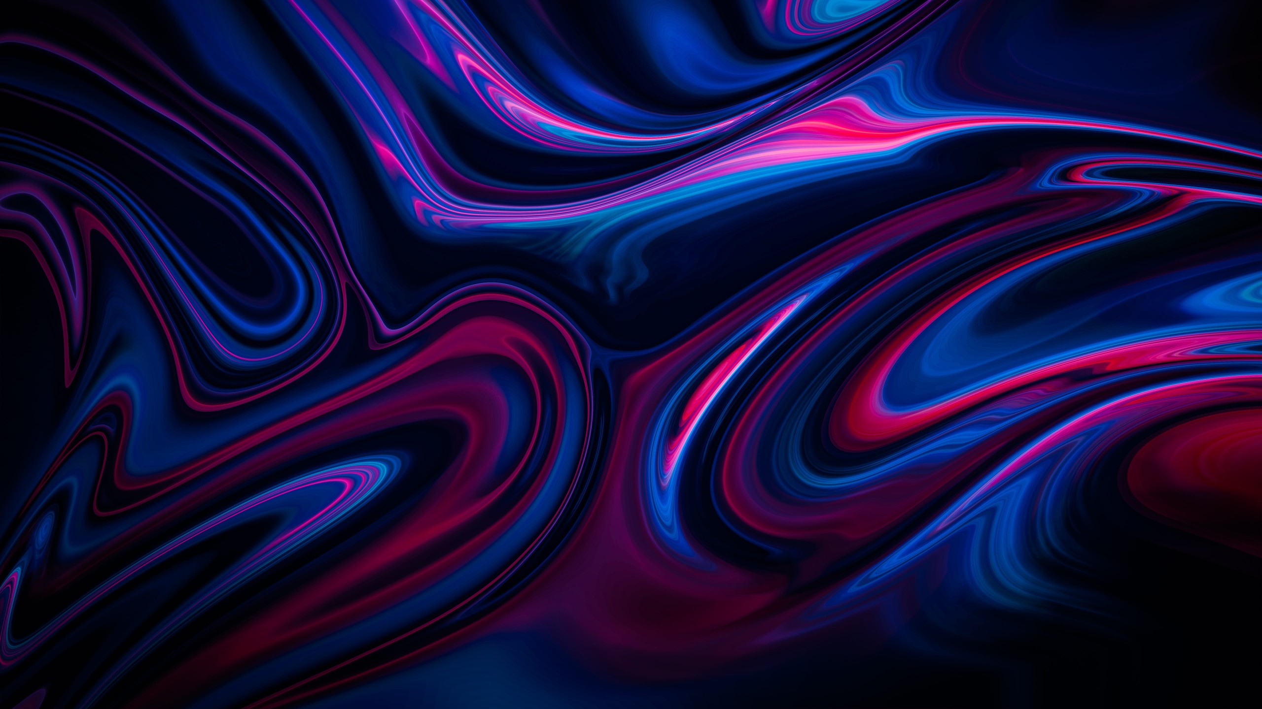 Liquid Neon Swirl Abstract 5K Wallpaper – free HD wallpaper