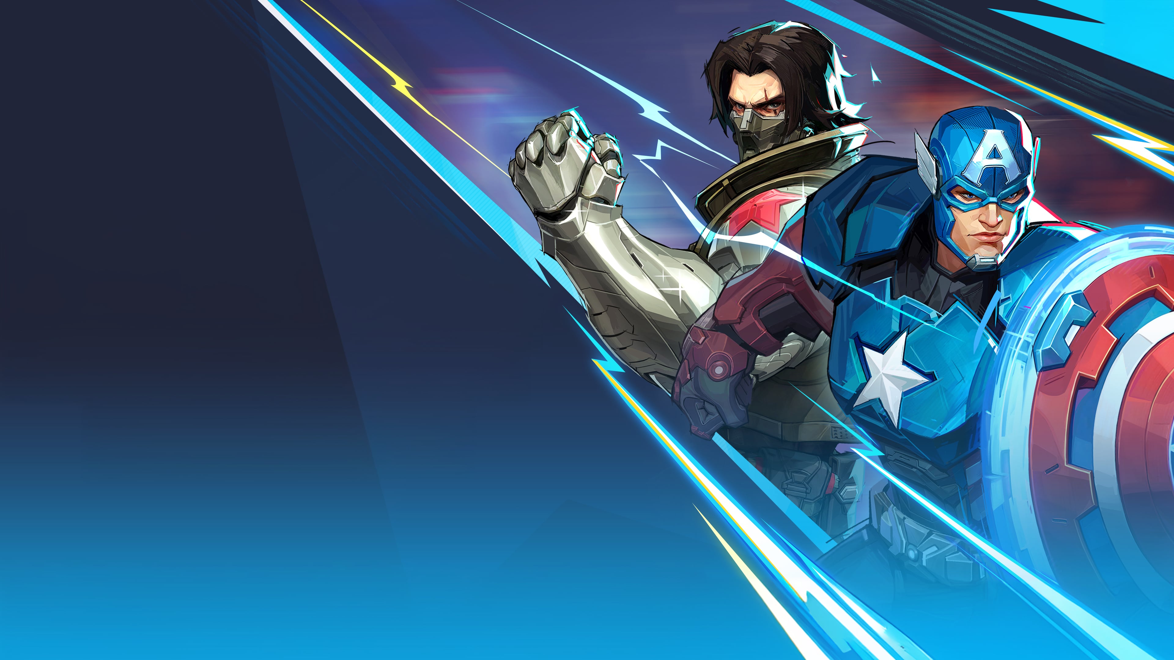 Marvel Rivals Captain America Winter Soldier 4K Wallpaper – free HD wallpaper