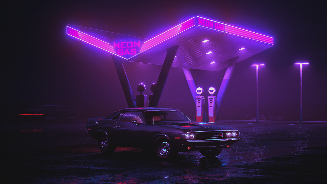 night-car-wallpaper-neon-muscle-car-1920×1080