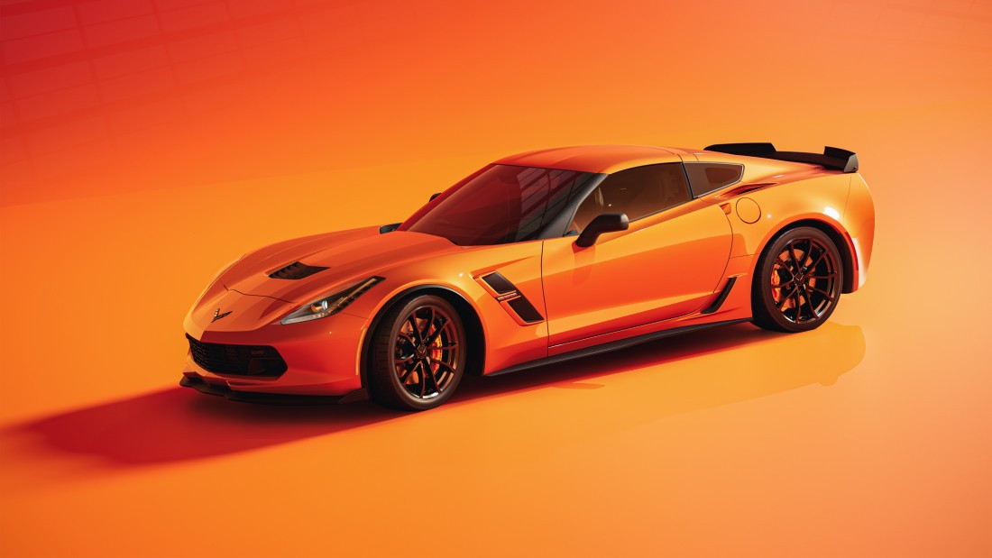 orange-chevrolet-corvette-sports-car-wallpaper-3840×2160