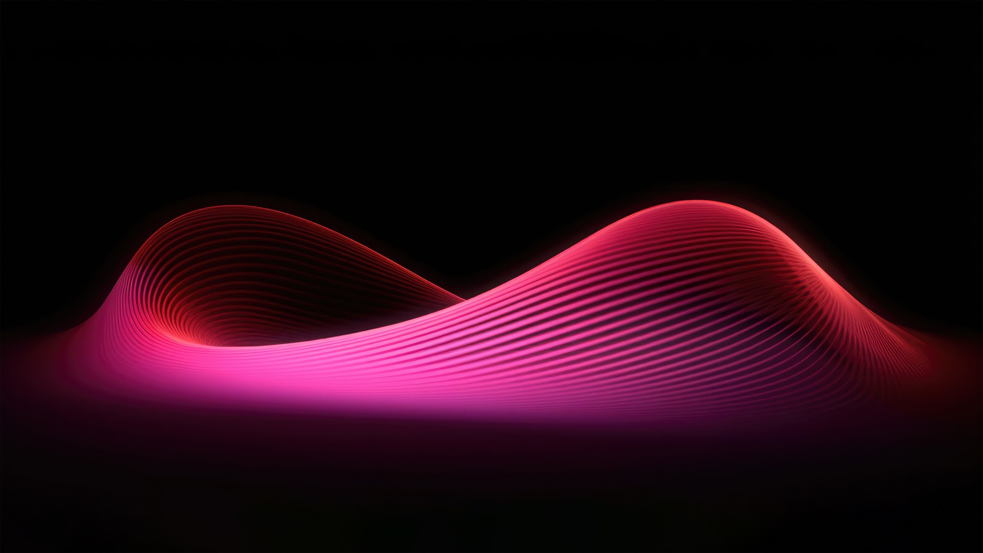 Pink Neon Wave Wallpaper – free HD wallpaper