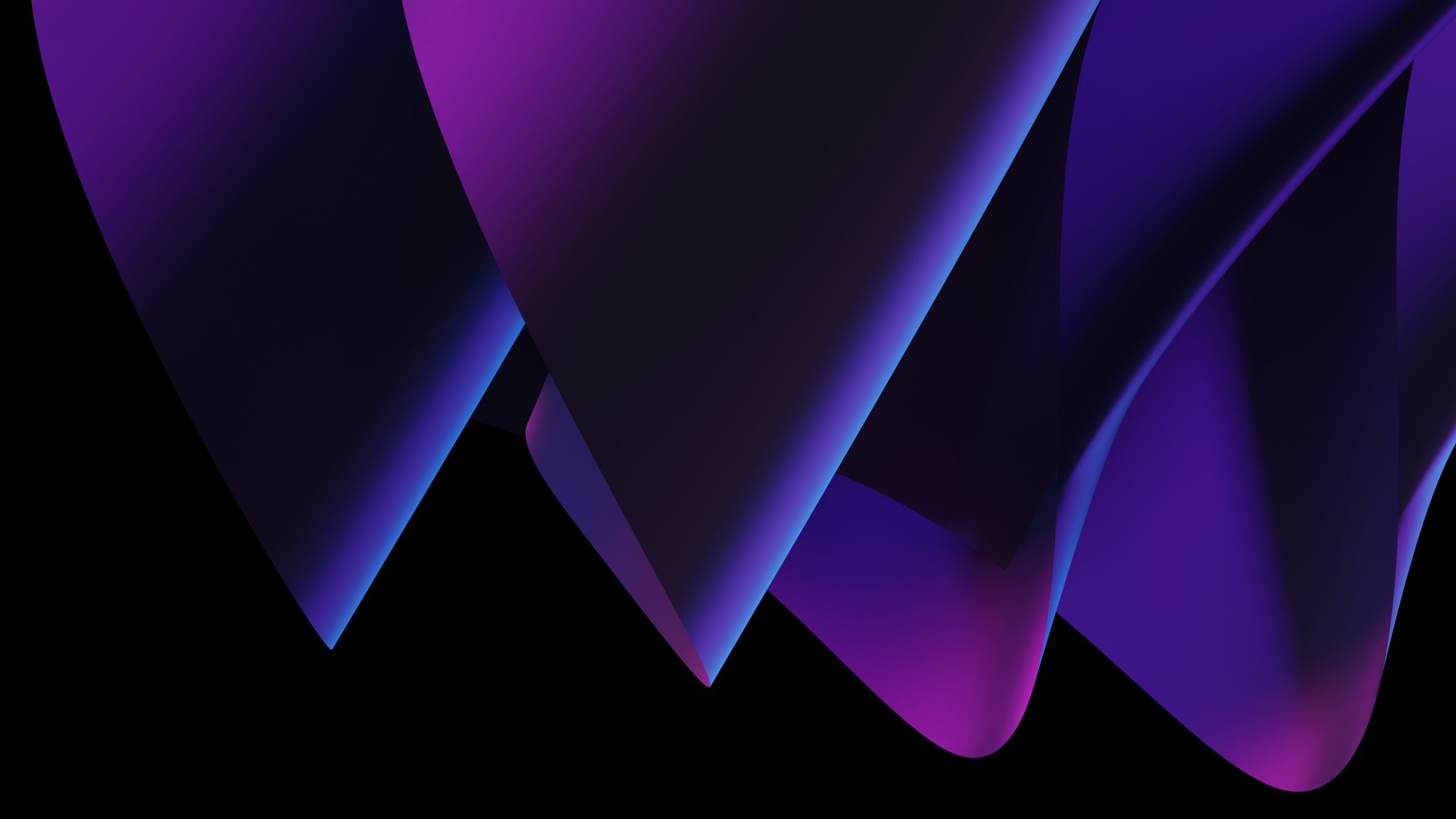 Purple Abstract 5K AMOLED Gradient Wallpaper